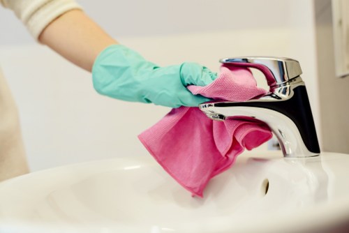 Carpet cleaning waste sorted for recycling in Queens Park