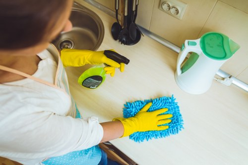 Professional sofa cleaning in Queens Park for a fabric couch